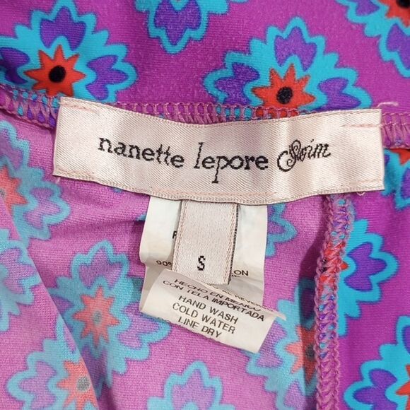 Nanette Lepore Moroccan Medallion Print Swim Cover Up Tunic - S - Picture 12 of 16